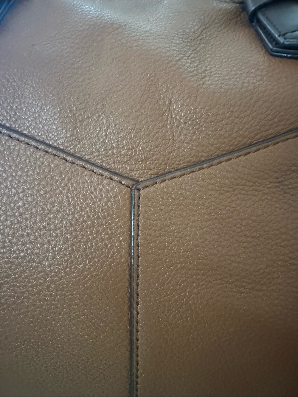 Lauren Ralph Lauren Large Chestnut Brown Luxury Leather Tote | Gold Hardware - Picture 15 of 16